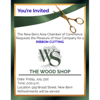 Ribbon Cutting to celebrate the Grand Opening of The Wood Shop