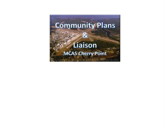 MCAS Cherry Point - Community Plans & Liaison Office
