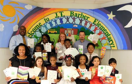 J.T. Barber Elementary Receives School Supplies from Publix