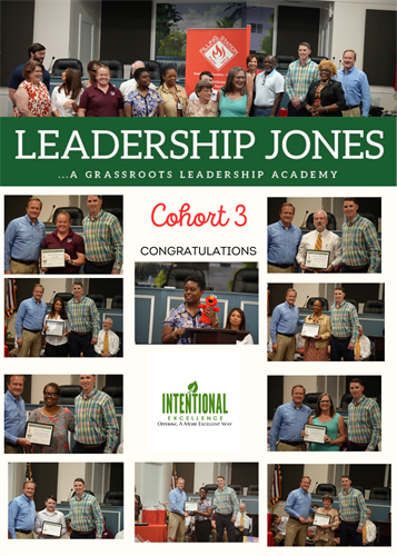 Intentional Excellence, Leadership Jones Cohort 3 GRADUATION
