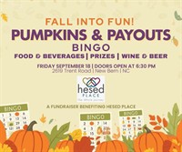 BINGO! Pumpkins and Payouts Bingo at Hesed Place Fundraiser