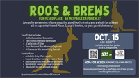 Roos & Brews for Hesed Place. An Ineffable Experience!