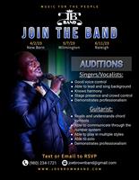 Join The Band: Auditions for Singers and Guitar Player