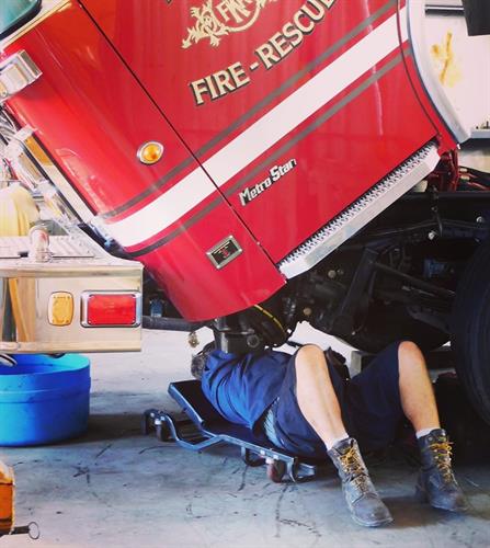 Fire Truck Engine Repair
