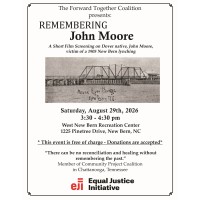 John Moore Film Screening  Local Racial Conciliation Coalition presents Film Screening on John Moore