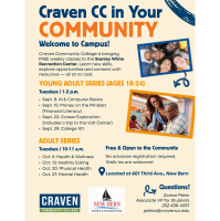 Craven Community College Brings Free Community Classes to Stanley White Recreation Center