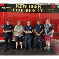 Cookies to First Responders on 9/11 by New Bern Breakfast Rotary