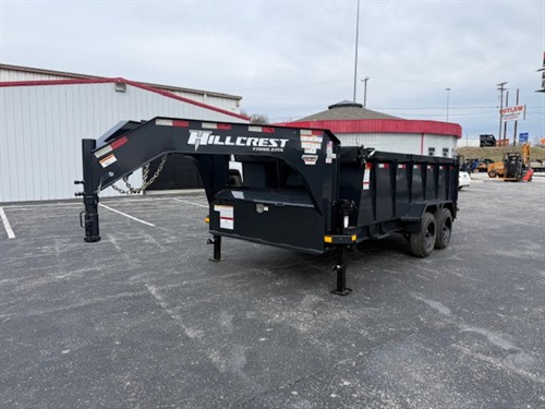 Hillcrest Dump 7x14 GN 40" 17.6K W/ Upgraded HD Ramps