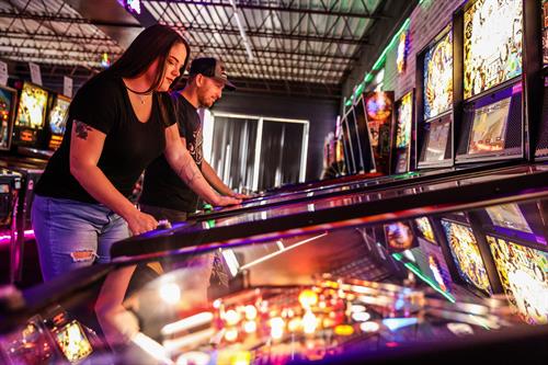 Competing at Pinball Museum of Corbin, Photo Credit: Dylan Wilson