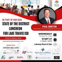 Annual State of the District Luncheon presented by The Lake Travis Chamber