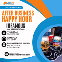 March After Business Happy Hour at Infamous Brewing Company