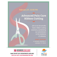 Advanced Pain Care Ribbon Cutting