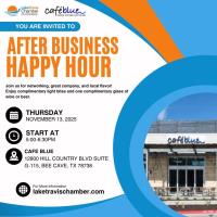 After Business Happy Hour at CafeBlue