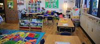 Bright, friendly classrooms encourage brain-friendly learning.