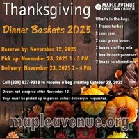 Thanksgiving Dinner Baskets 2025