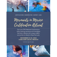 Registration Open Now: Mermaids in Mexico Certification Retreat