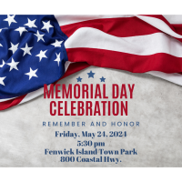 Memorial Day Celebration at Fenwick Island Town Park