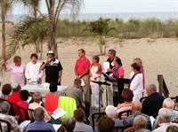 Our annual Shabbat at the Beach