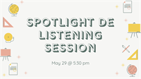 Spotlight DE Listening Session at South Coastal Library