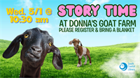 Story Time at Donna's Goat Farm at South Coastal Library
