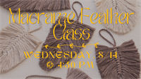 Macramé Feather Class at the South Coastal Library