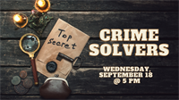 Crime Solvers at South Coastal Library