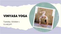 Vinyasa Yoga at South Coastal Library