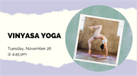 Vinyasa Yoga at South Coastal Library