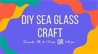 DIY Sea Glass Canvas at South Coastal Library