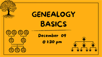 Genealogy Basics at South Coastal Library