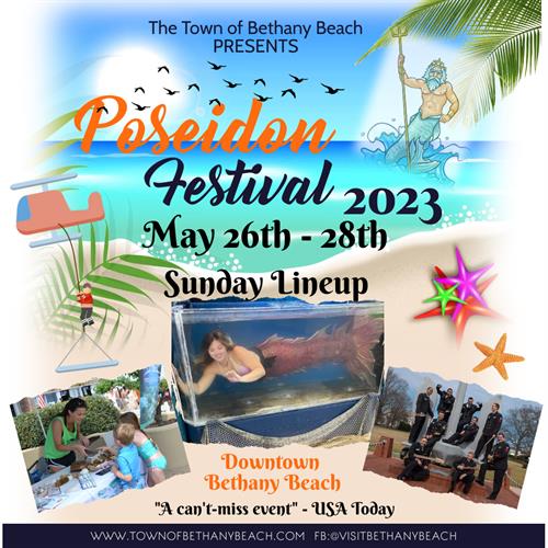 Poseidon Festival - Sunday Events - May 28, 2023 - Bethany-Fenwick Chamber of Commerce Poseidon Festival - Sunday Events - May 28, 2023 - Bethany-Fenwick Chamber of Commerce
