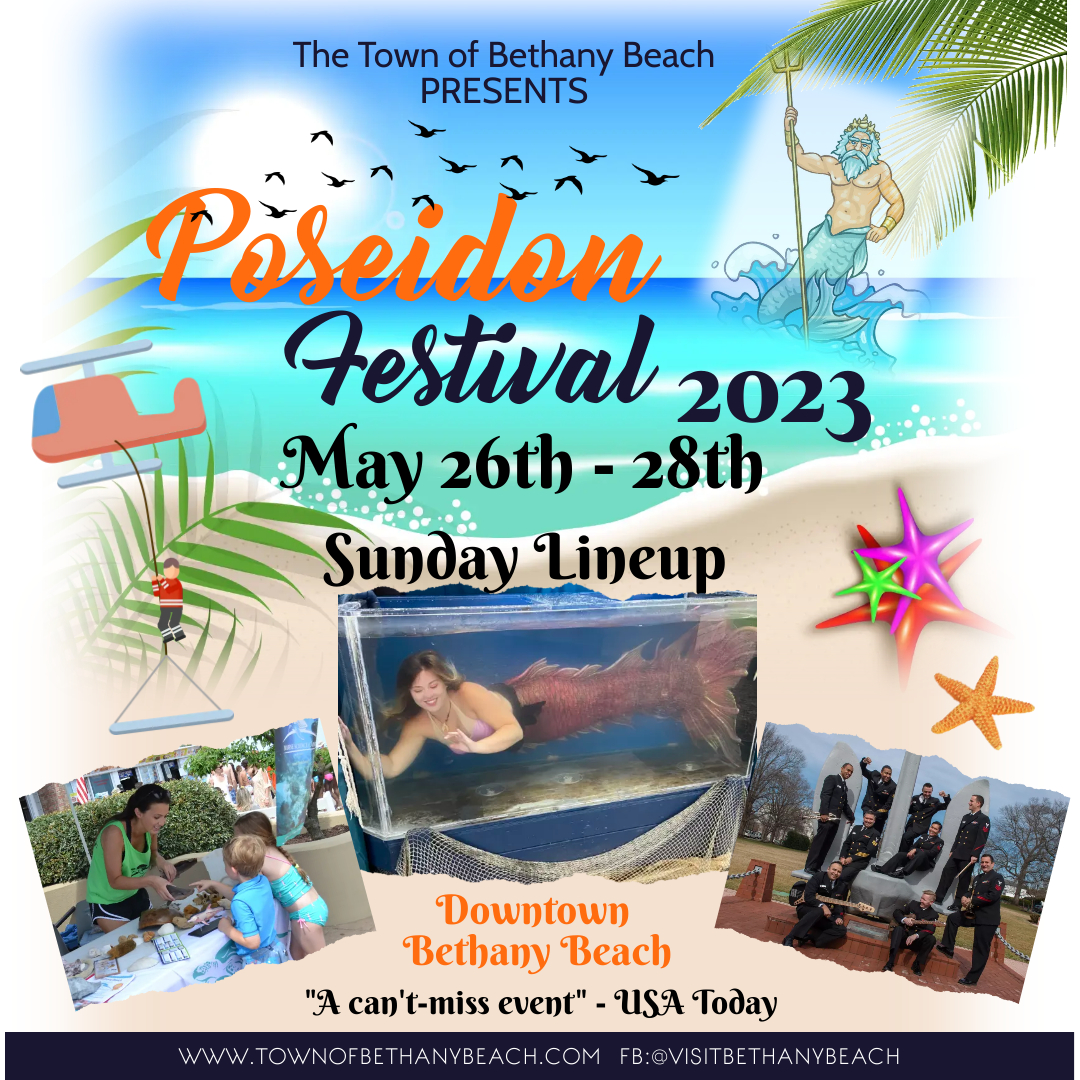 Poseidon Festival - Sunday Events - May 28, 2023 - Bethany-Fenwick Chamber of Commerce Poseidon Festival - Sunday Events - May 28, 2023 - Bethany-Fenwick Chamber of Commerce