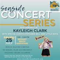 Seaside Concert Series - Kayleigh Clark with special guests Stephanie Bell and Little Rock