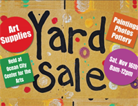 Yard Sale on Art Supplies at Art League of OC