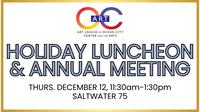 Holiday Luncheon & Annual Meeting at Art League of Ocean City