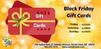 Black Friday Gift Cards at The Salted Rim