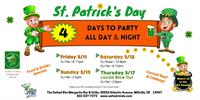 4 St. Pat's PARTY Days at The Salted Rim Margarita Bar & Grille