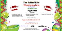9th Anniversary Party!   The Salted Rim
