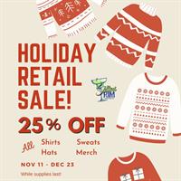 HOLIDAY RETAIL SALE  at The Salted Rim