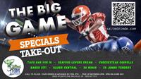 Big Game Take-out Specials at the Salted Rim