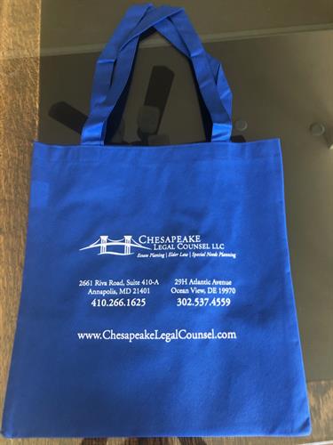 Merchandise at Chesapeake Legal Counsel