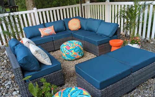 Outdoor sectional assembled 