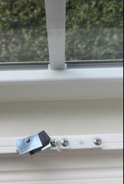 Cracked plastics for magnets to hold blinds