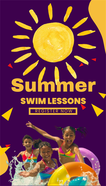 Fill your summer time with learn 2 swim lessons.  Open registrations.  Spots available.  Act now.