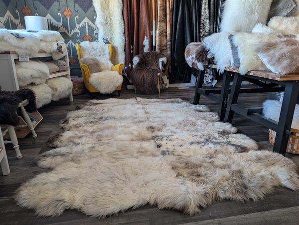 Sometimes we get huge sheepskin area rugs in!