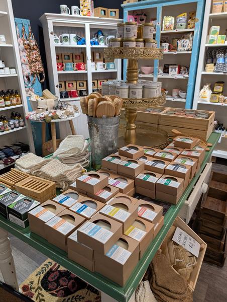 Locally made natural soap made with lard.