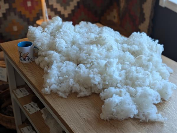 We stock Canadian sheeps wool for all sorts of craft projects.