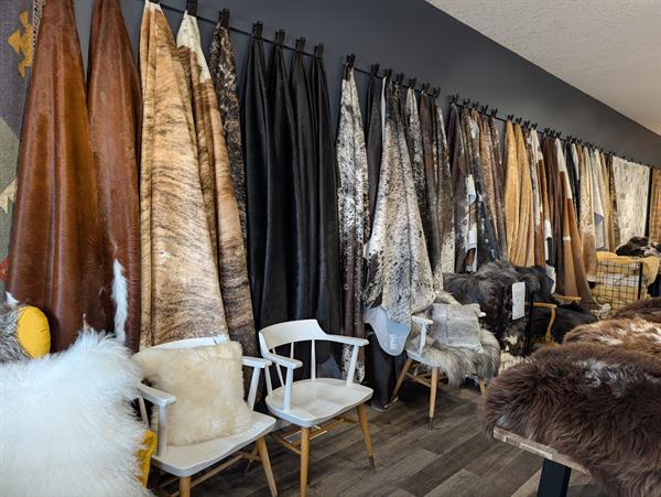 Gorgeous cowhide rugs in stock