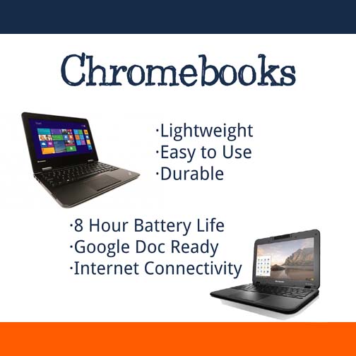 TRINUS has the Best, Top Brand Chromebooks. Lightweight, Easy-to-Use & Durable!