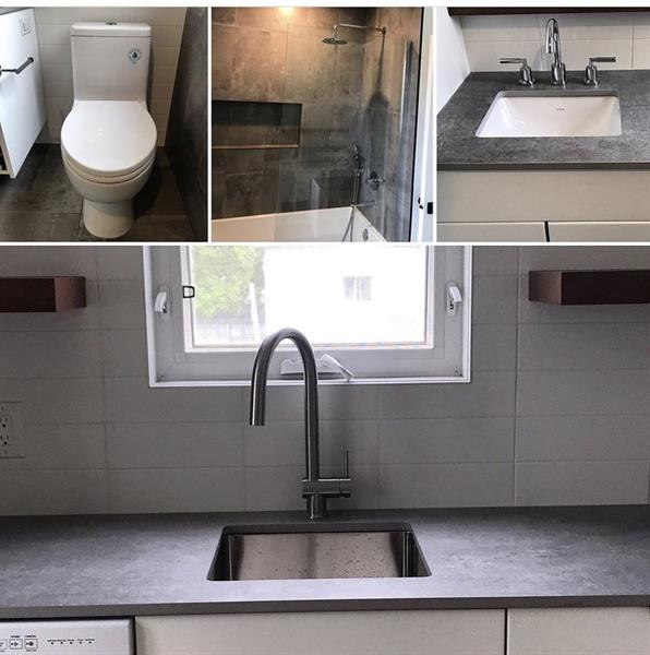 Plumbing fixture install Plumbing fixture install